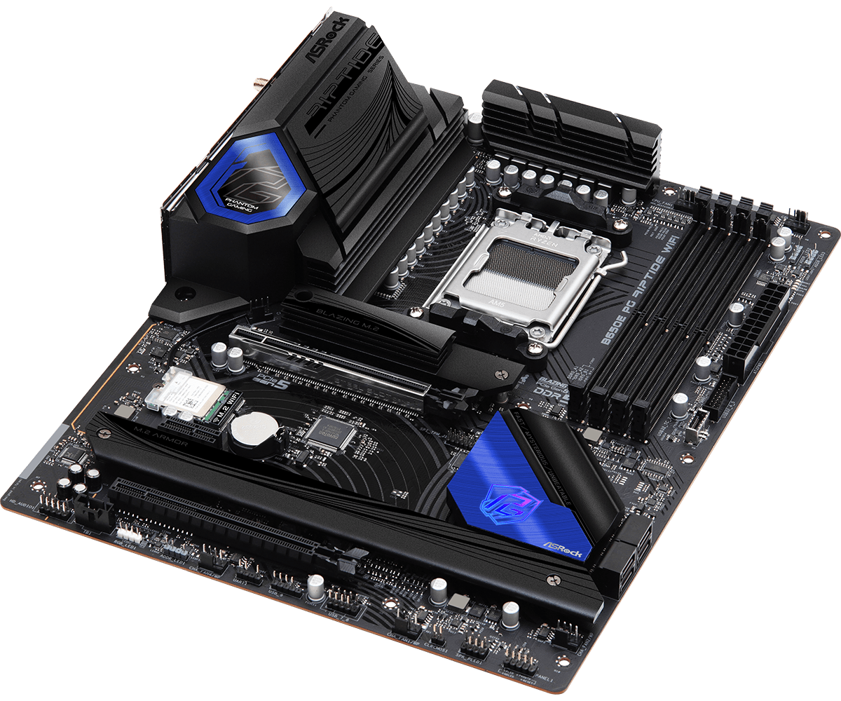 لوحة أم ASROCK B650E PG Riptid - مراجعة X870E Atx Motherboard وسعره